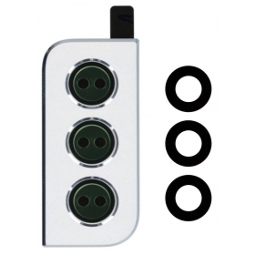 Samsung G996 Galaxy S21 Plus 5G lente vidro da câmera (prata)