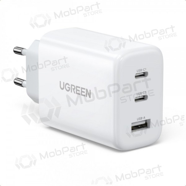 Carregador buitinis Ugreen CD275 2xUSB-C/USB-A 65W branco