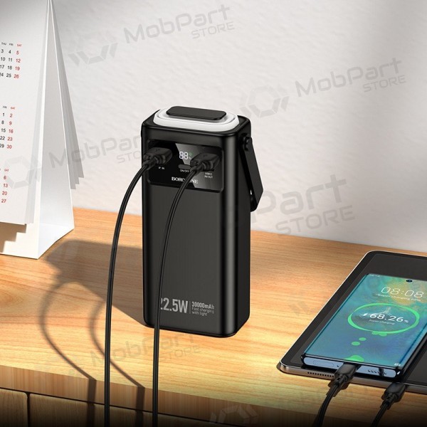 Bateria externa Power Bank Borofone BJ65 22.5W 30000mAh preto
