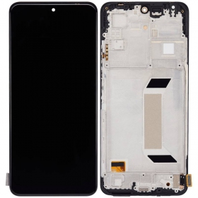 Xiaomi Redmi Note 12 5G / Poco X5 5G ecrã (preto) (com moldura) (Premium)