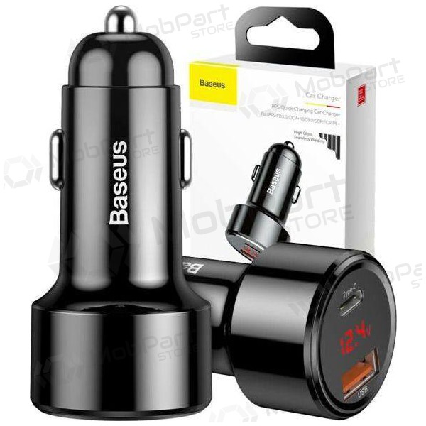 Carregador automobilinis Baseus Series x 2 USB Quick Charge 45W CCMLC20C-01 (preto)