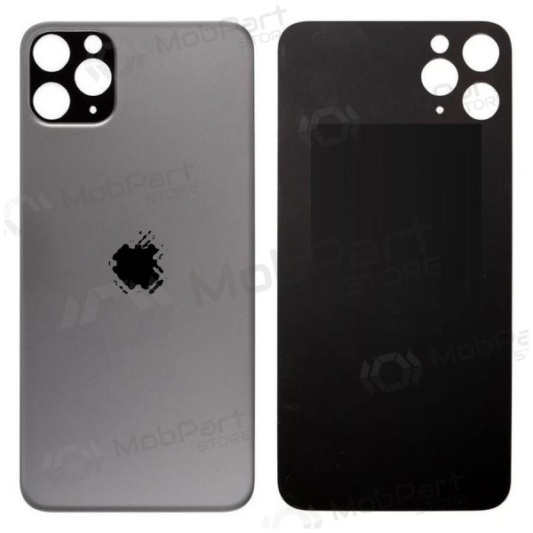 Apple iPhone 11 Pro Max tampa traseira da bateria cinza (space grey) (bigger hole for camera) Apple iPhone 11 Pro Max tampa traseira da bateria cinza (space grey) (bigger hole for camera)