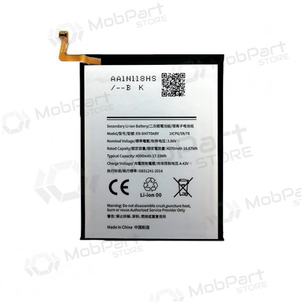 SAMSUNG N770 Galaxy Note 10 Lite bateria / acumulador (4500mAh) SAMSUNG N770 Galaxy Note 10 Lite bateria / acumulador (4500mAh)