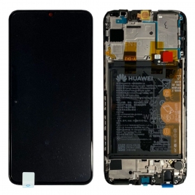 Huawei P Smart 2019 / P Smart Plus 2019 ecrã (preto) (com moldura e bateria) (service pack) (original)