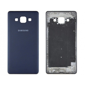 Samsung A500 Galaxy A5 tampa traseira da bateria (azul / preto) (usado grade C, original)
