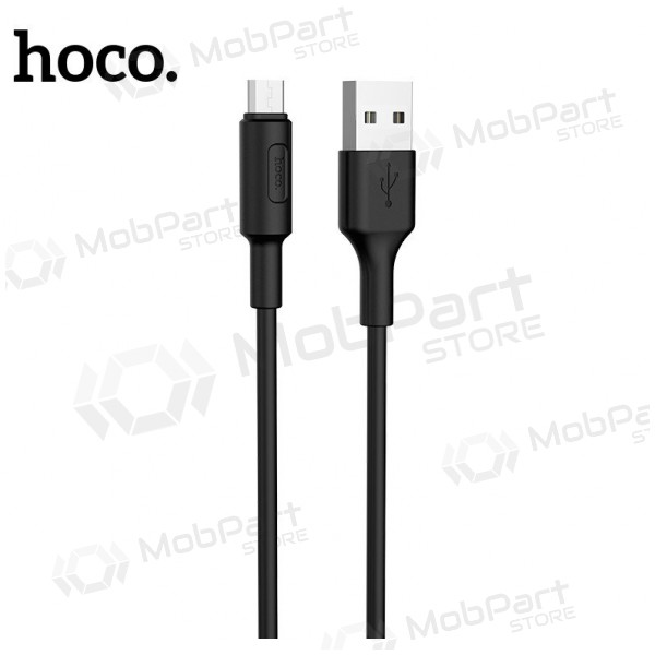 USB cabo Hoco X25 microUSB 1.0m (preto)
