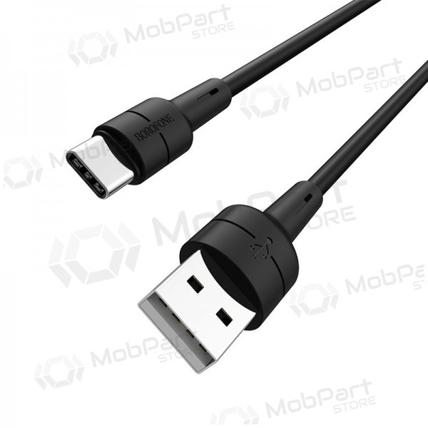 USB cabo Borofone BX30 Type-C 1.0m (preto)