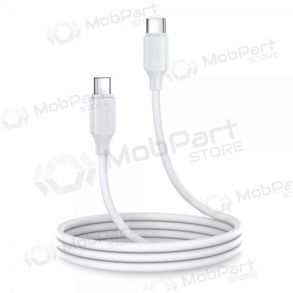 USB cabo Joyroom S-CC060A9 Type-C to Type-C 60W 1.0m branco