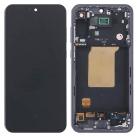 Ekranas Samsung A556 A55 5G su lietimui jautriu stikliuku e rėmeliu Awesome Navy original (service pack)