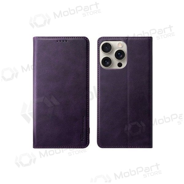 Samsung Galaxy A57 capa - HDD Magnetic Wallet Case (roxo)