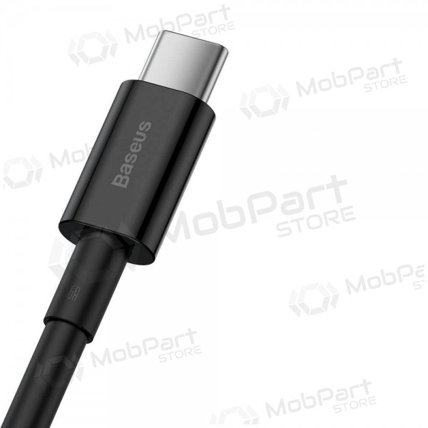 USB cabo Baseus Superior iš USB į Type-C 66W 2.0m preto CATYS-A01