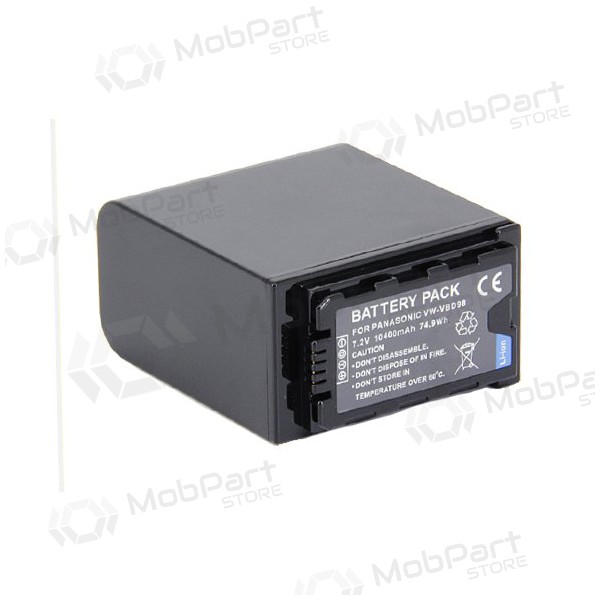 Panasonic VW-VBD98 10400mAh foto bateria / acumulador Panasonic VW-VBD98 10400mAh foto bateria / acumulador