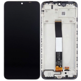 Xiaomi Redmi 9A / 9C / 9AT / 10A ecrã (preto) (com moldura) (Premium)