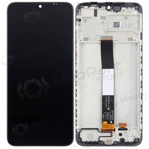 Xiaomi Redmi 9A / 9C / 9AT / 10A ecrã (preto) (com moldura) (Premium) Xiaomi Redmi 9A / 9C / 9AT / 10A ecrã (preto) (com moldura) (Premium)