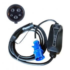 Elektromobilio nešiojamas carregador Type 1 - CEE, 6-32A, 7.2kW, 1-fazė, 5m