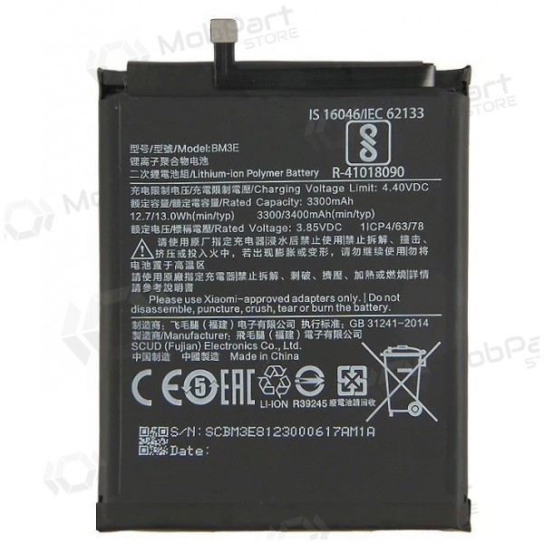 Xiaomi Mi 8 bateria / acumulador (BM3E) (3400mAh) Xiaomi Mi 8 bateria / acumulador (BM3E) (3400mAh)