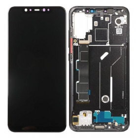 Xiaomi Mi 8 ecrã (preto) (com moldura) (original)