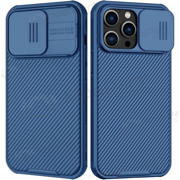 Apple iPhone 15 Plus capa „Nillkin CamShield Pro“ (azul)
