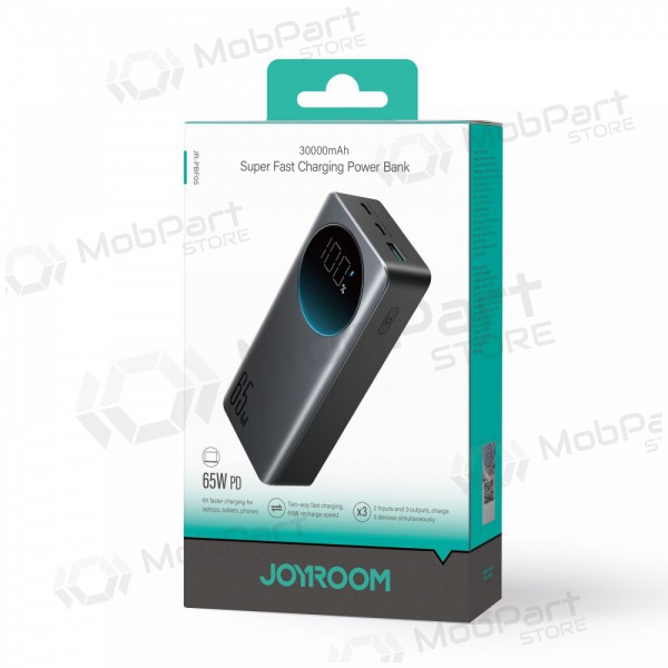 Bateria externa Power Bank Joyroom JR-PBF05 65W 30000mAh preto Bateria externa Power Bank Joyroom JR-PBF05 65W 30000mAh preto