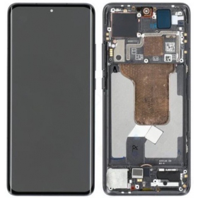 Xiaomi 12 5G / 12X / 12S ecrã (preto) (com moldura) (original)