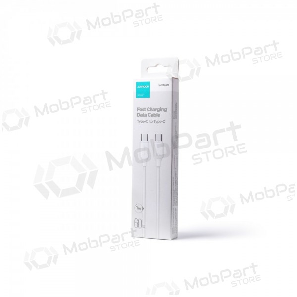 USB cabo Joyroom S-CC060A9 Type-C to Type-C 60W 1.0m branco