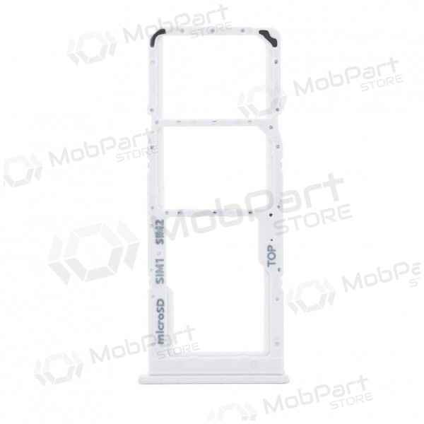 Samsung Galaxy A125 A12 / A127 A12S SIM titular do cartão (branco) (service pack) (original) Samsung Galaxy A125 A12 / A127 A12S SIM titular do cartão (branco) (service pack) (original)