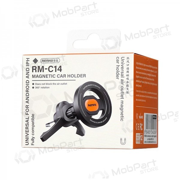 Suporte para telefone de carro Remax RM-C14 MagSafe (air vent) preto