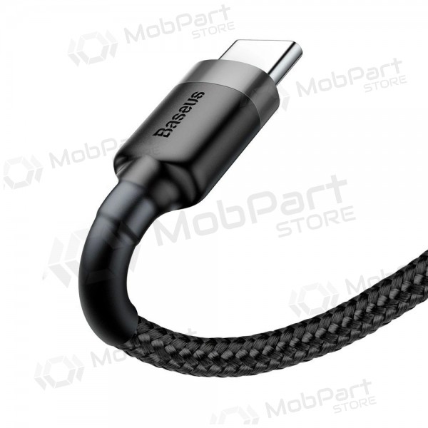 Cabo USB Baseus Cafule Tipo-C 2.0m 2.0A (cinzento-preto) CATKLF-CG1