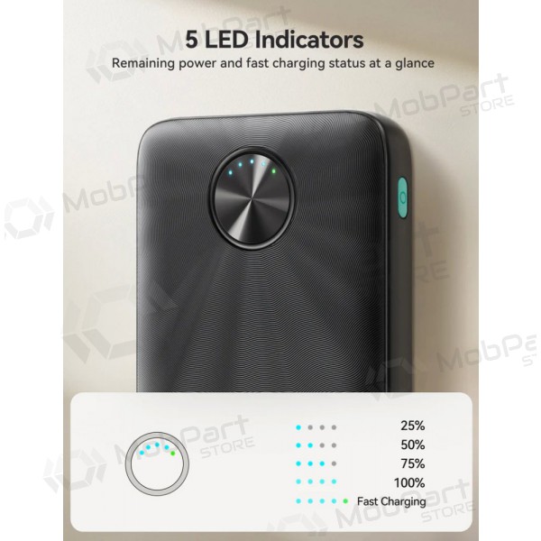 Bateria externa Power Bank Joyroom JR-PBF15 22.5W 10000mAh preto