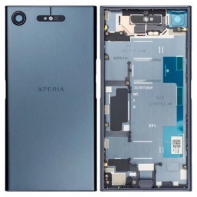 Sony G8341 Xperia XZ1 tampa traseira da bateria (azul) (usado grade C, original)