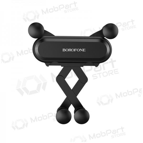 Automobilinis Universal telefono laikiklis Borofone BH19 mounted on ventilation grilles, preto Automobilinis Universal telefono laikiklis Borofone BH19 mounted on ventilation grilles, preto