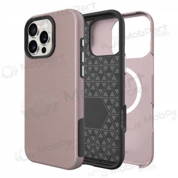 Capa Perfectionists Triangle Mag Case Apple iPhone 16 rožinio aukso
