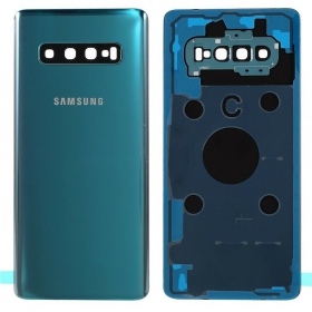 Samsung G975 Galaxy S10 Plus tampa traseira da bateria verde (Prism Green) (usado grade B, original)