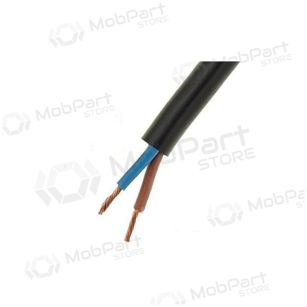 Cabo flexível Lietkabelis OMY 2x1.5 mm² de cobre PVC rolo de 100 m.