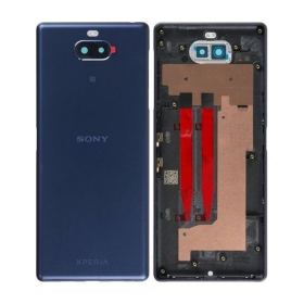 Sony Xperia 10 tampa traseira da bateria (azul) (usado grade C, original)