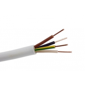 Cabo de energia Prysmian Group XYM-J NYM 4x2.5 mm² de cobre XLPE CPR Eca bobina de 100 m.