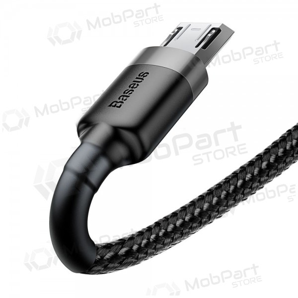 USB cabo Baseus Cafule Type-C 2.0m 2.0A (cinza-preto) CATKLF-CG1