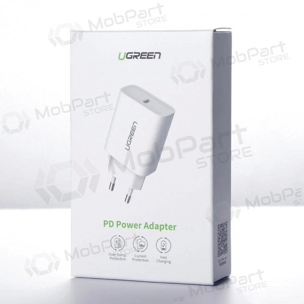 Carregador buitinis Ugreen CD137 USB-C 20W 3A branco