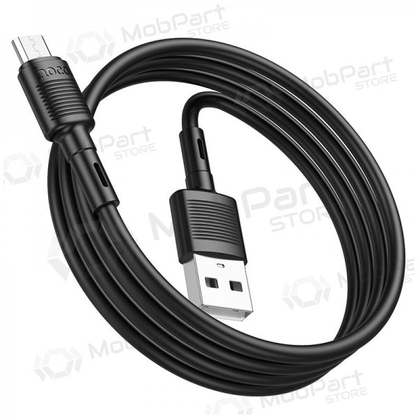 USB cabo Hoco X83 USB-A to MicroUSB 1.0m preto