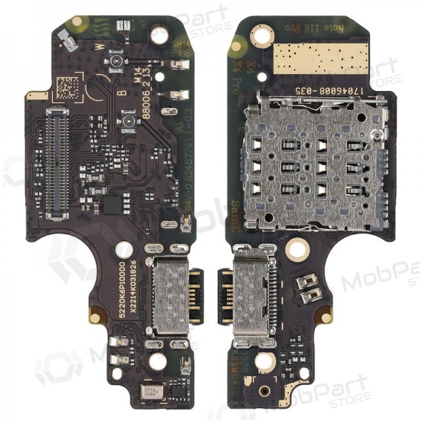 Xiaomi Redmi Note 11 Pro / Note 11 Pro 5G / Note 11e Pro / Poco X4 Pro 5G conector de carga - Premium Xiaomi Redmi Note 11 Pro / Note 11 Pro 5G / Note 11e Pro / Poco X4 Pro 5G conector de carga - Premium