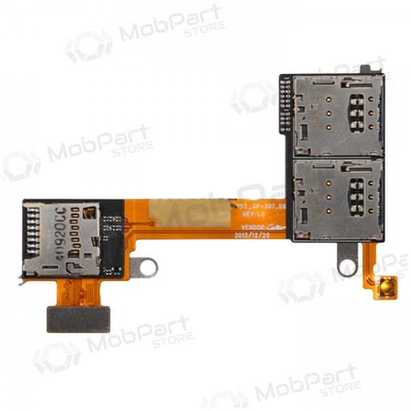 Sony Xperia M2 Dual D2302 / D2303 / D2305 / D2306 SIM e microSD cartãos lizdo conector Sony Xperia M2 Dual D2302 / D2303 / D2305 / D2306 SIM e microSD cartãos lizdo conector