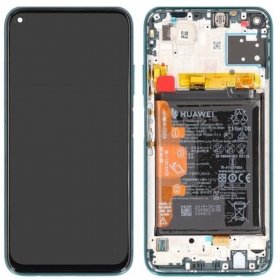 Huawei P40 Lite ecrã (Crush Green) (com moldura e bateria) (service pack) (original)