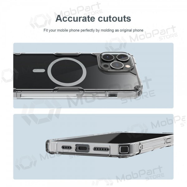 Apple iPhone 14 Plus capa „Nillkin Nature Magnetic“ (azul)