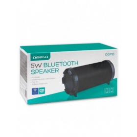 Bluetooth alto-falante portátil OMEGA OG71 BAZOOKA (MicroSD, mãos livres,FM, AUX) (preto)