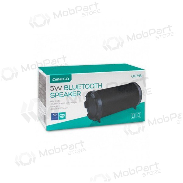 Bluetooth alto-falante portátil OMEGA OG71 BAZOOKA (MicroSD, mãos livres,FM, AUX) (preto) Bluetooth alto-falante portátil OMEGA OG71 BAZOOKA (MicroSD, mãos livres,FM, AUX) (preto)