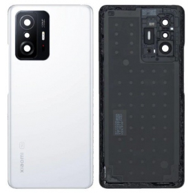 Xiaomi 11T Pro / 11T tampa traseira da bateria (branco) (original) (service pack)