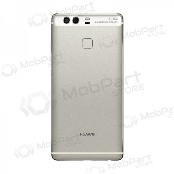 Huawei P9 tampa traseira da bateria prata (Mystic Silver) (usado grade C, original) Huawei P9 tampa traseira da bateria prata (Mystic Silver) (usado grade C, original)