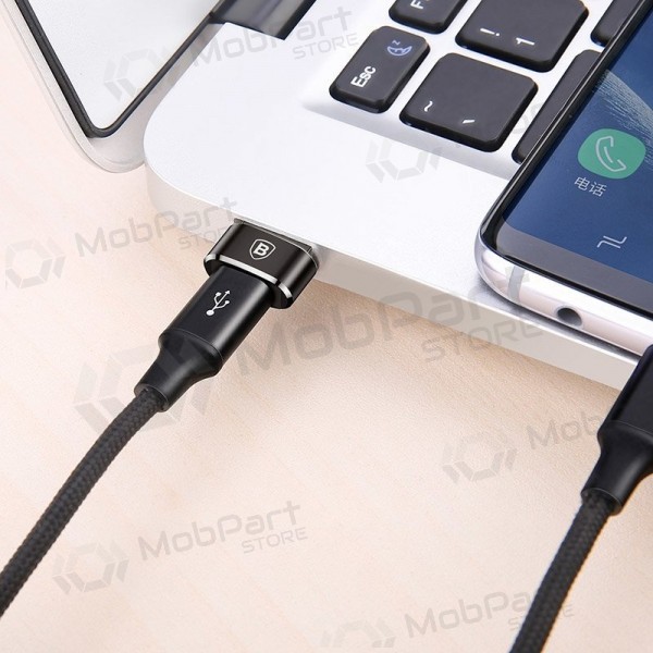 Adaptador Baseus Type-C to USB-A preto CAAOTG-01