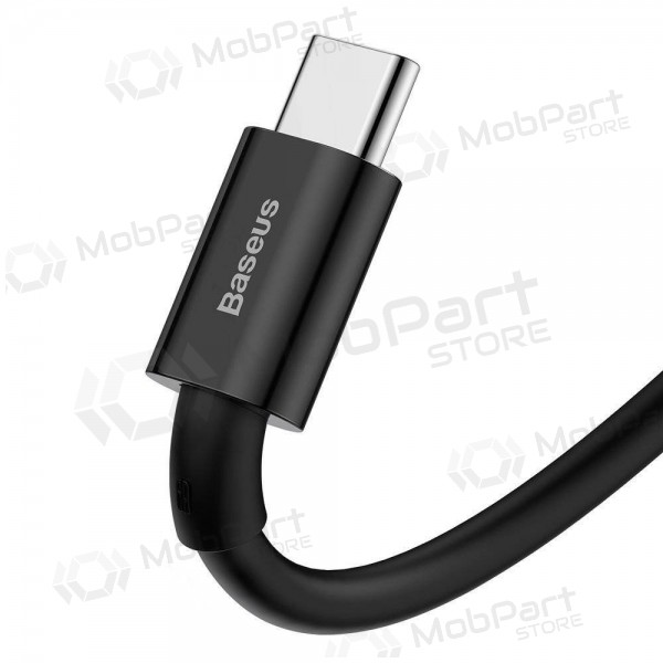 USB cabo Baseus Superior Type-C 66W 1.0m (preto) CATYS-01