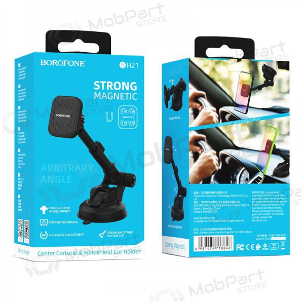 Suporte para telefone de carro Borofone BH21 Vanda, mounted on the dashboard, magnetic Suporte para telefone de carro Borofone BH21 Vanda, mounted on the dashboard, magnetic